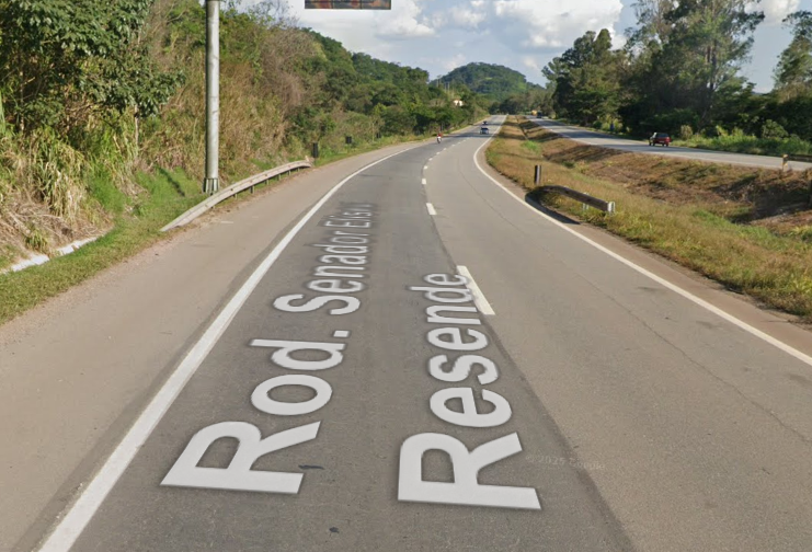 Trecho da BR-262 em Igaratinga