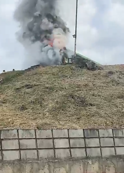 Rua Santa Marinha Princípio de incêndio