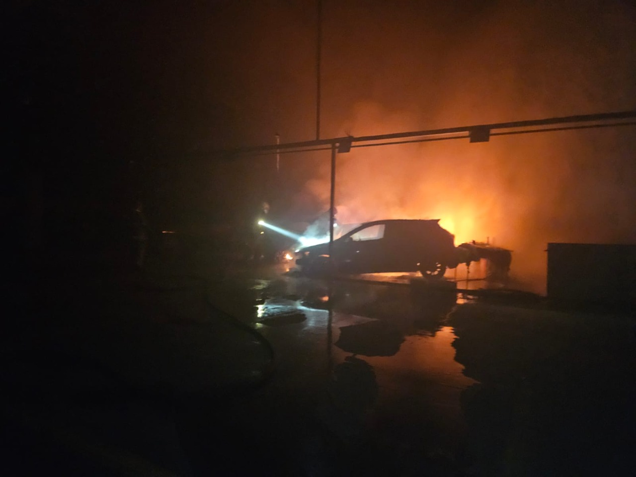 Incêndio em oficina automotiva juiz de fora