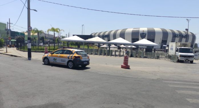 BH monta operação de trânsito e transporte para Atlético e Juventude na Arena MRV