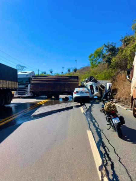 GRAVE ACIDENTE entre Ravena e Caeté br-381