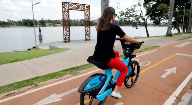 bicicletas elétricas compartilhadas