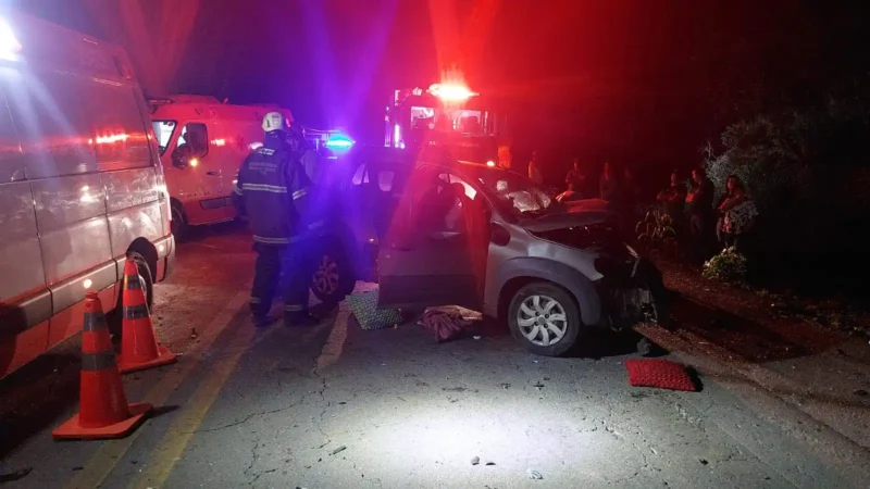 acidente na rodovia BR-365