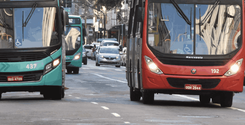 nove linhas de ônibus