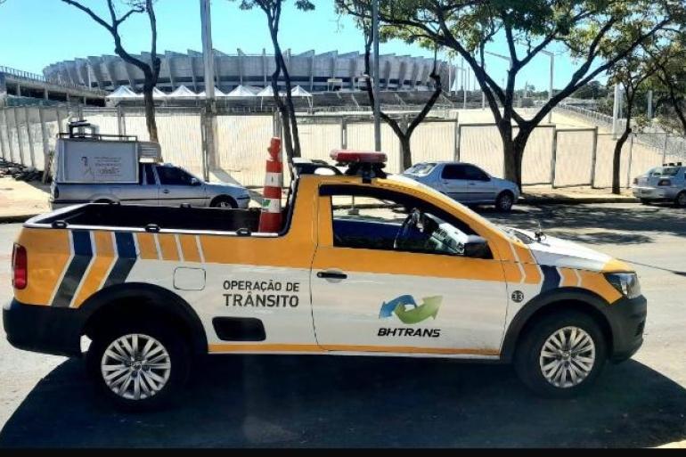 Cruzeiro e São Paulo no Mineirão trânsito