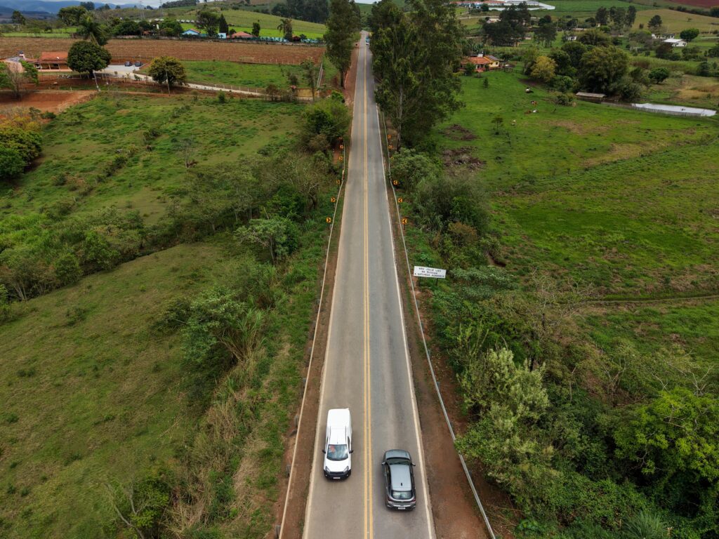 MG-290 entre Pouso Alegre e Borda da Mata